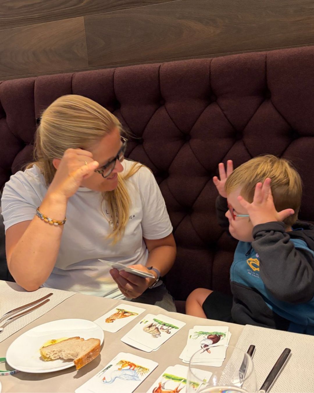 Gebärden im Restaurant