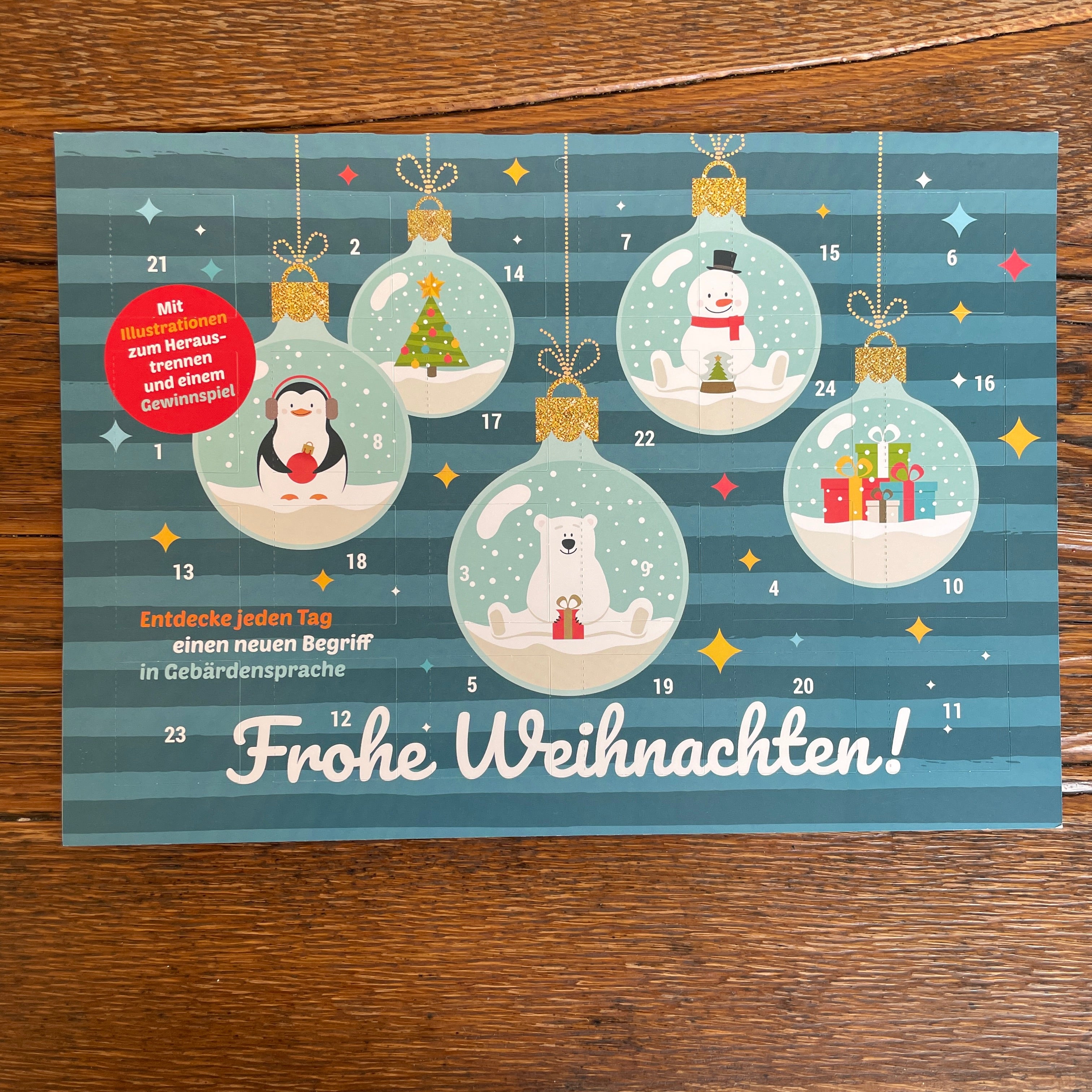 Gebärden Adventskalender 2024