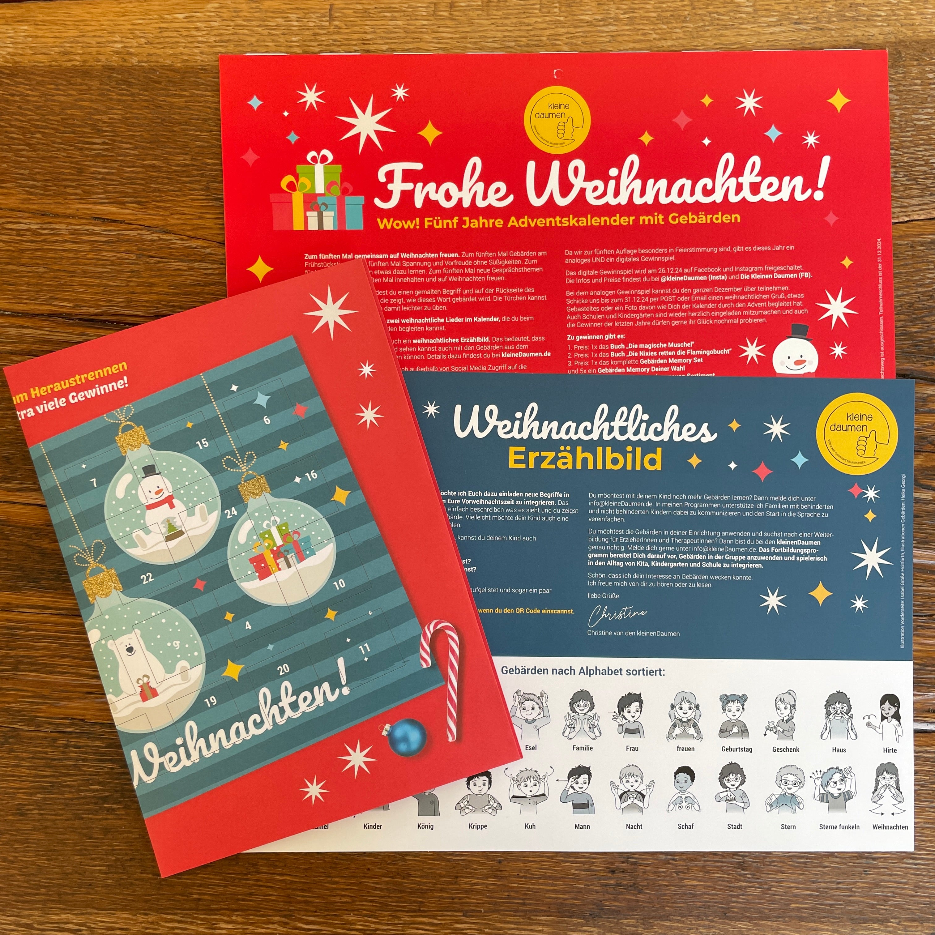 Rückseite Kalender mit Umschlag 24