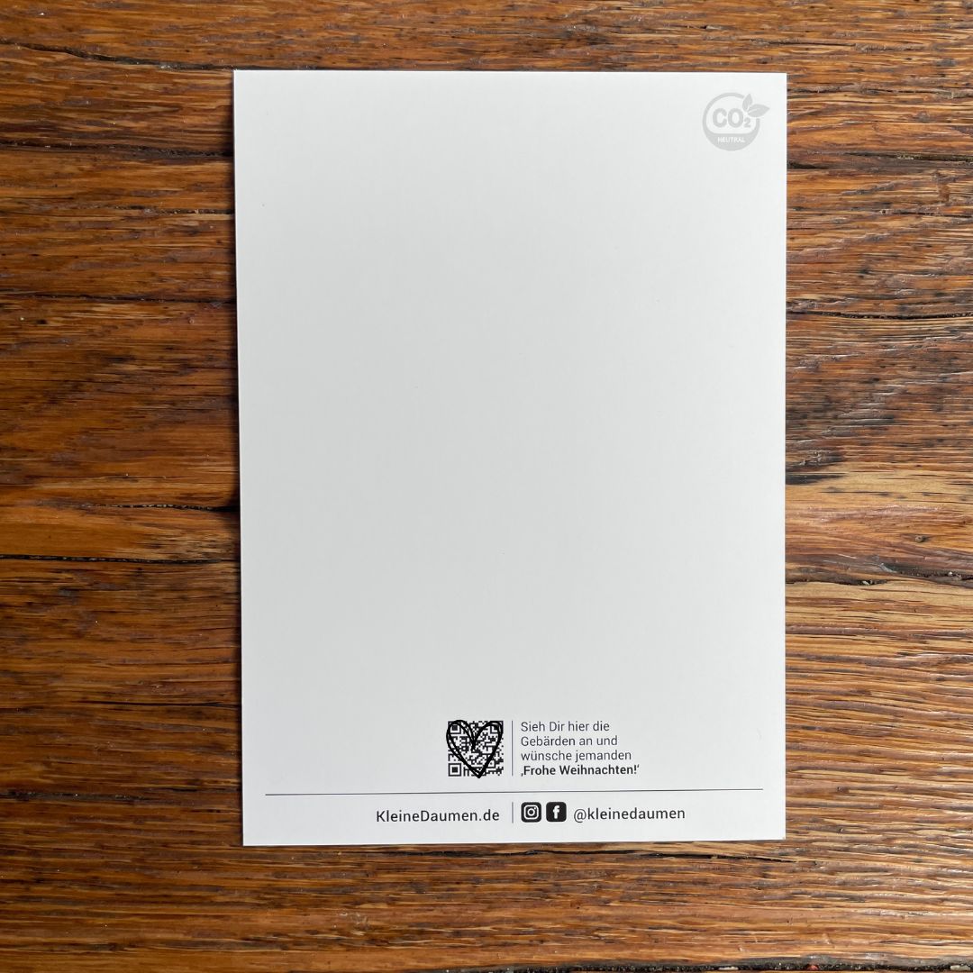 Rückseite mit QR Code