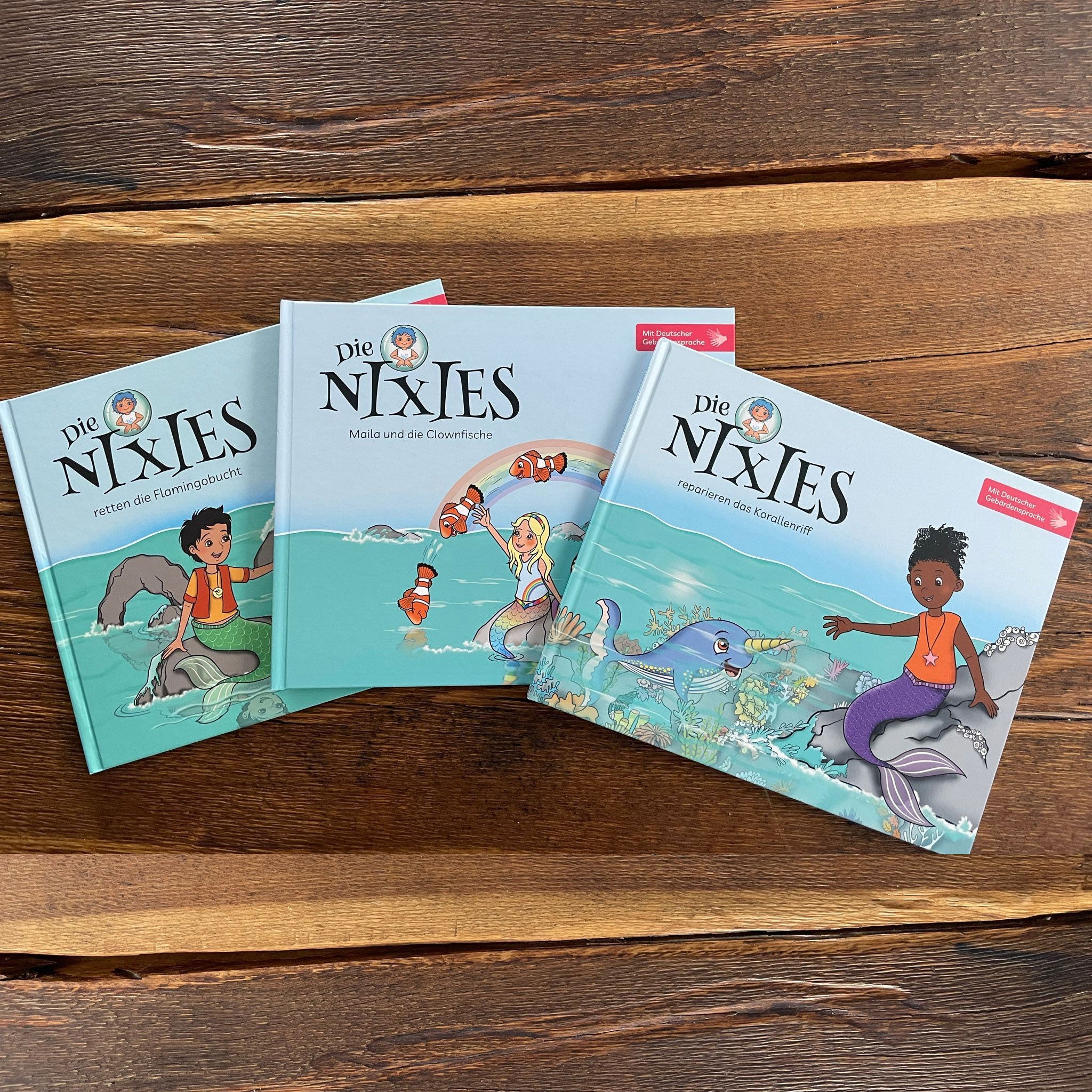 Niexies Bücher mit Gebärden